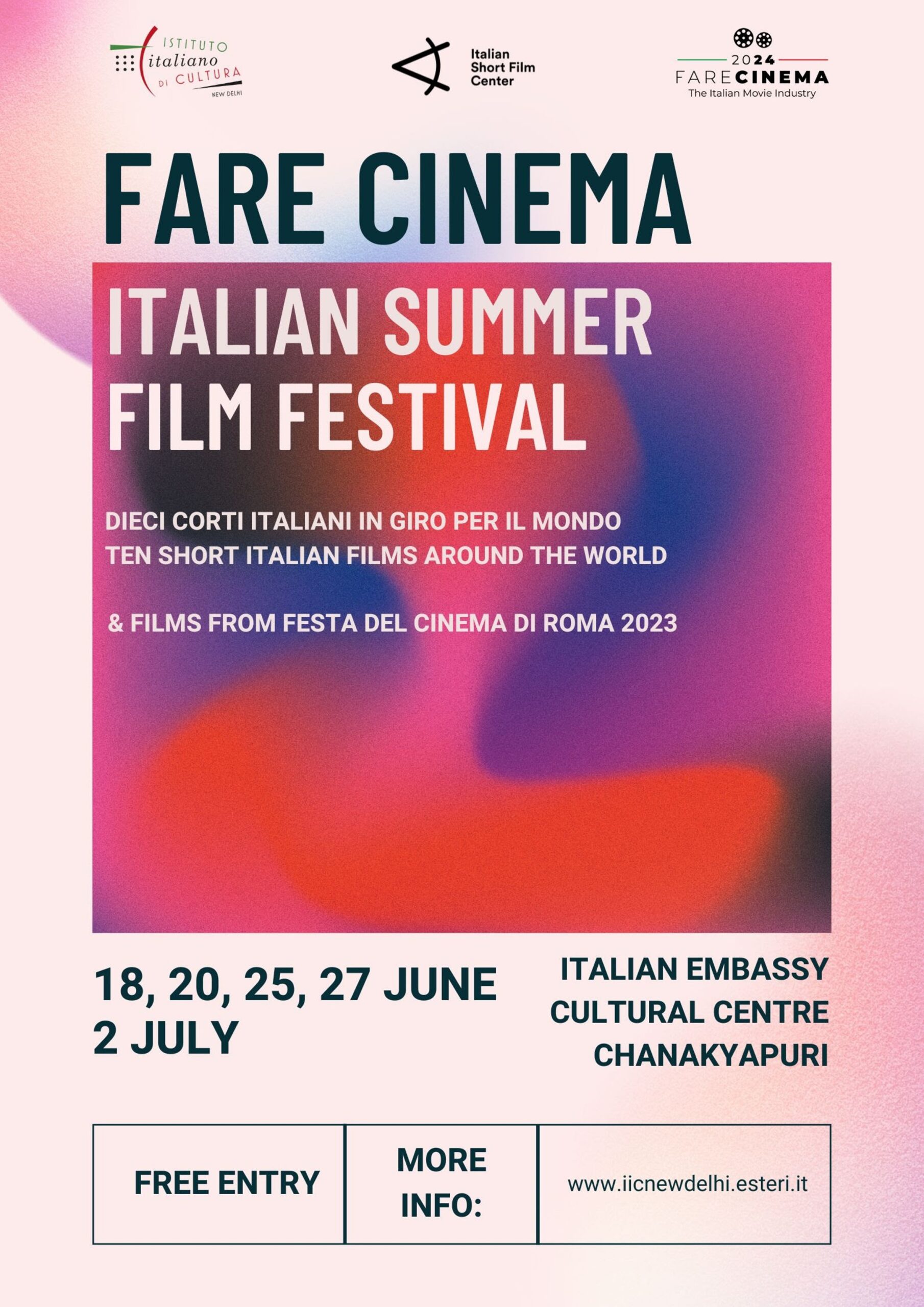 Italian Embassy Cultural Centre Presents ‘Fare Cinema: Italian Summer Film Festival’