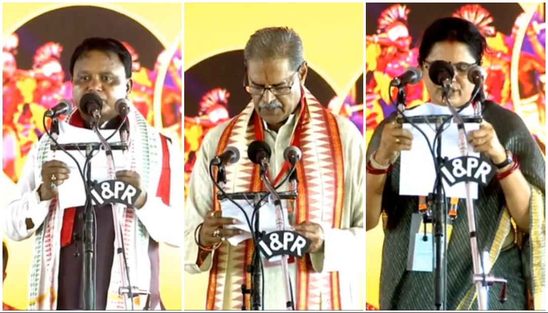 Mohan Charan Majhi took oath as the new Chief Minister of Odisha