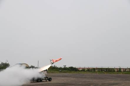 High Speed Expendable Aerial Target ‘ABHYAS’ successfully completes developmental trials with improved booster configuration
