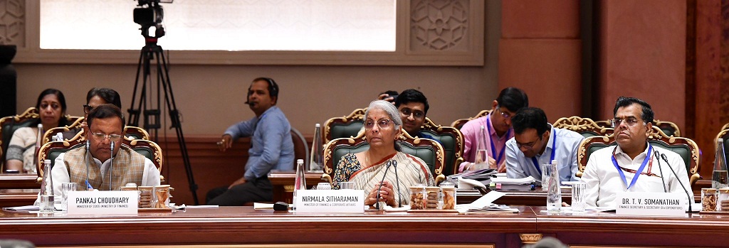 Union Finance Minister Smt. Nirmala Sitharaman chairs Pre-Budget consultation with Finance Ministers of States/ Union Territories (with Legislature) for taking suggestions for Union Budget  2024-25