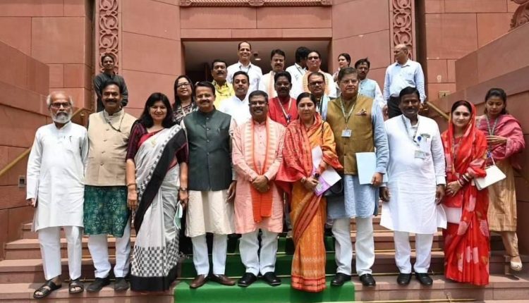 BJP MPs from Odisha took oath as members of the 18th Lok Sabha in Odia language