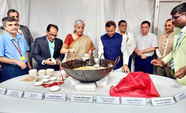 Final stage of preparations for Union Budget 2024-25 commences with customary Halwa Ceremony