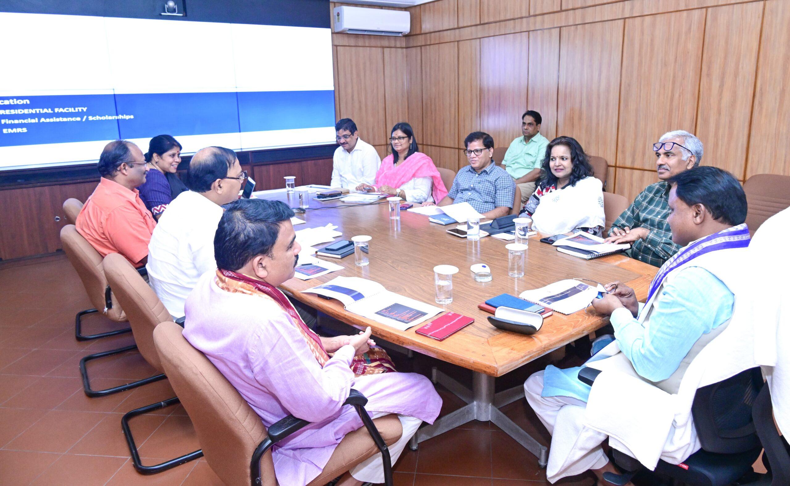 Chief Minister Mohan Charan Majhi  reviewed the programs of the SC& ST Development