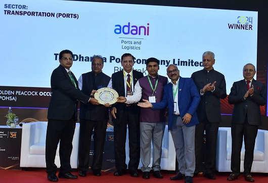 Adani Dhamra Port bags Golden Peacock Occupational Health & Safety Award