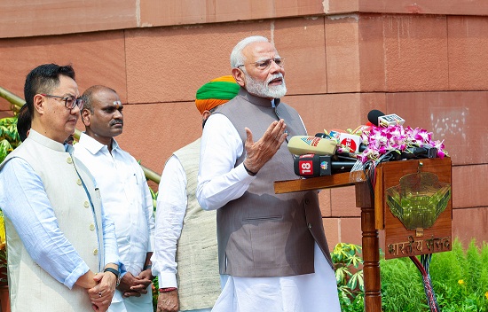 PM addresses media before the Parliament session