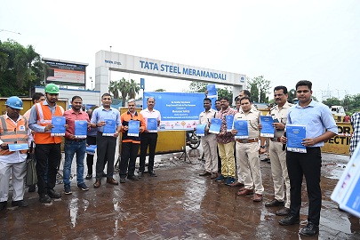 Tata Steel Meramandali Launches Monsoon Road Safety Awareness Campaign in Collaboration with  Dhenkanal Police