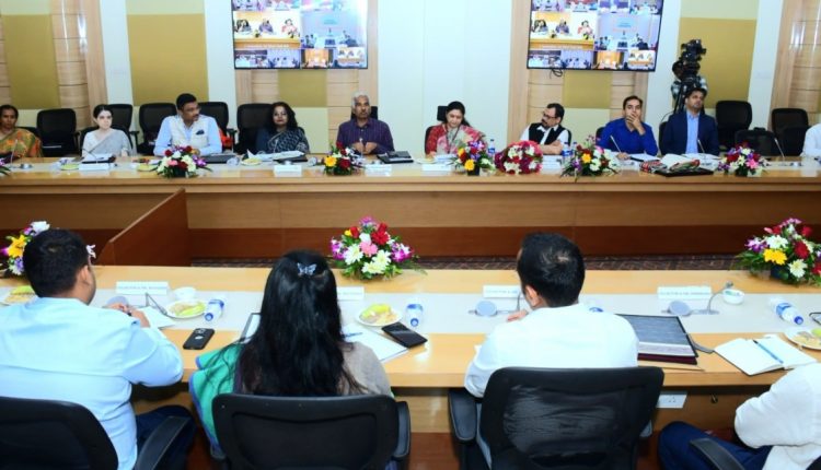 One-day review-cum-sensitisation workshop on Aspirational Districts Programme held at Lok Seva Bhavan
