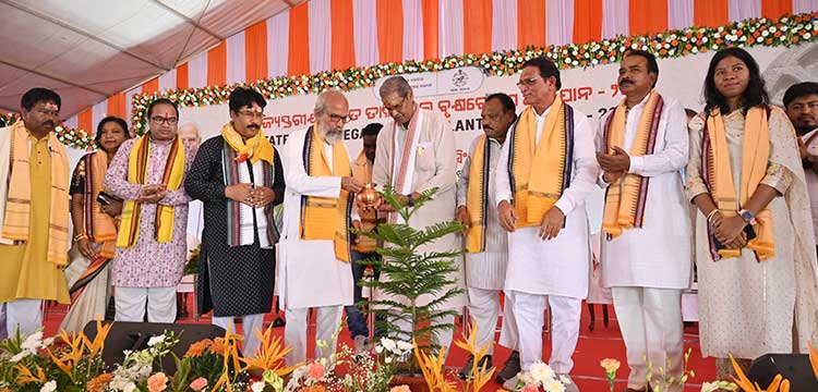 Deputy Chief Minister  KV Singh Deo launched a state-level oil palm plantation campaign