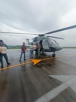 LANDSLIDE RESCUE AND RELIEF EFFORTS IN WAYANAD BY IAF