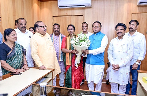 Mamata Mohanta  elected unopposed to the Upper House of Parliament.