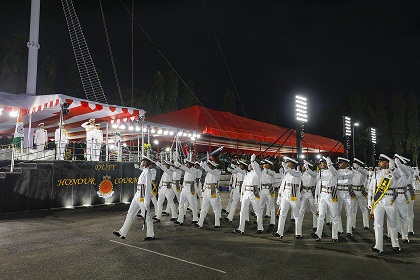 PASSING OUT PARADE OF 01/24 BATCH OF AGNIVEERS AT INS CHILKA