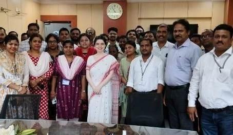 Salini Pandit took charge as the Commissioner cum Secretary of the School & Mass Education Department