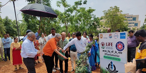IIT Bhubaneswar organizes plantation drive as part of  ‘Ek Ped Maa Ke Naam’ Campaign