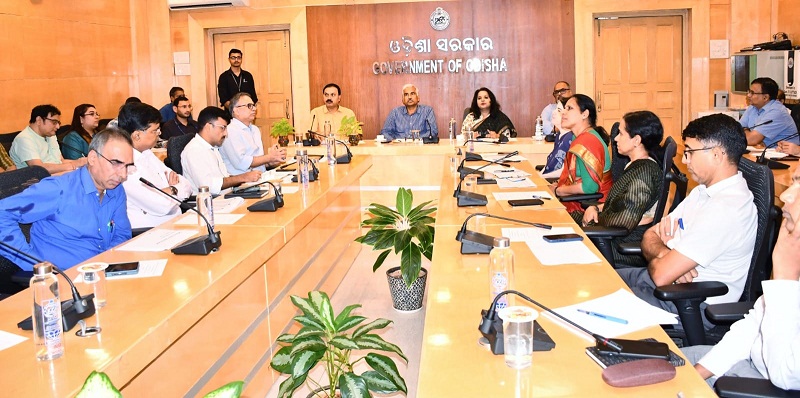 First meeting of the State Level Steering Committee for preparation of vision document ‘#ViksitOdisha2036 was held at Lok Seva Bhawan