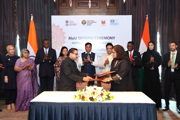 NADA Signs MoU with National Law University Delhi