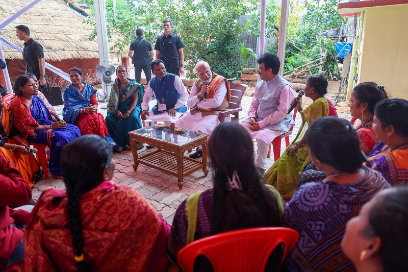 PM Modi reminisces about his mother while relishing ‘Kheer’ with tribal family