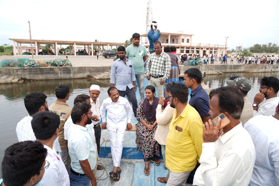 Minister for Commerce & Transport, Bibhuti Bhushan Jena visited different areas of Ganjam