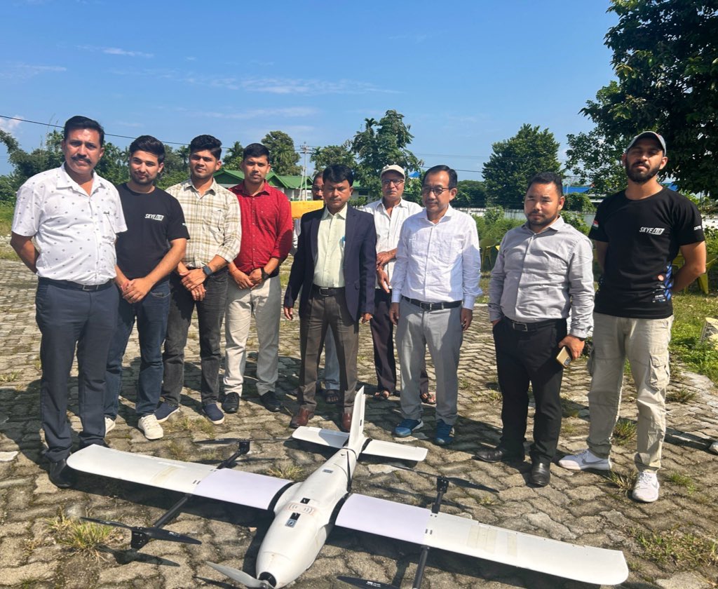 Department of Posts starts a proof of concept for transmission of mail through drone