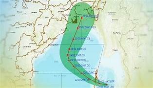Cyclone Dana, currently approaching the Odisha and West Bengal coasts