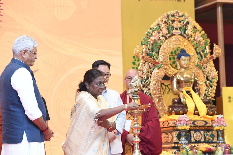 PRESIDENT OF INDIA GRACES THE FIRST ASIAN BUDDHIST SUMMIT