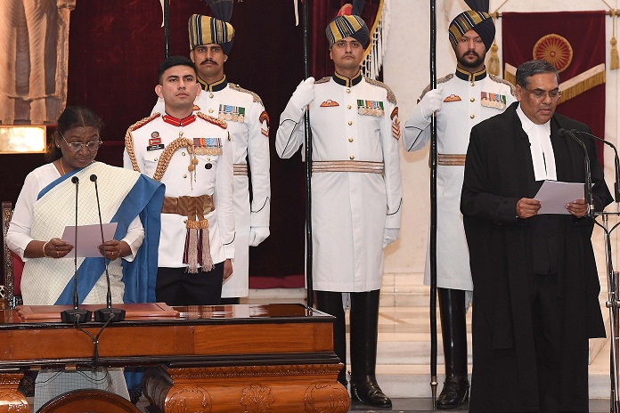 Shri Justice Sanjiv Khanna was sworn in as the Chief Justice of the Supreme Court of India