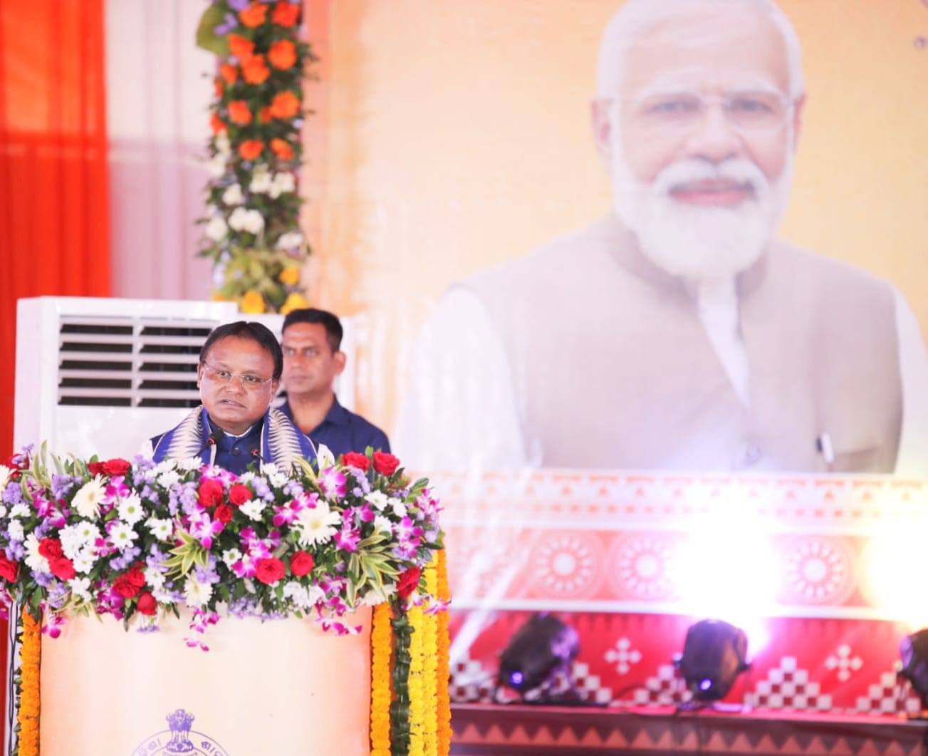 Odisha Chief Minister  criticized the previous government for neglecting the  Bolangir