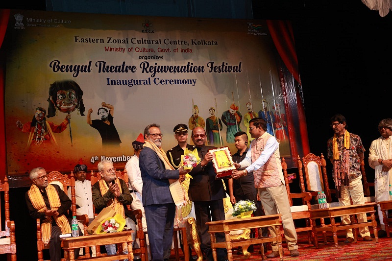 Eastern Zonal Cultural Centre, Kolkata organised the Inaugural Ceremony of Month-long Celebration of Bengal Theatre Rejuvenation Festival