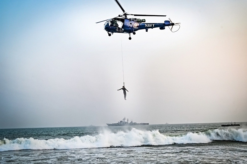 Indian Navy is set to ‘Operational Demonstration’ scheduled at Blue Flag Beach, Puri