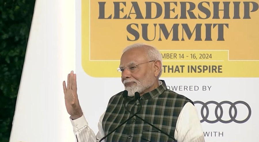 Prime Minister Shri Narendra Modi addresses Hindustan Times Leadership Summit 2024