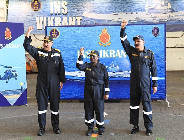 PRESIDENT OF INDIA ATTENDS ‘DAY AT SEA’ IN GOA