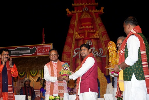 Odisha Chief Minister Mohan Majhi attended the concluding cultural function Mandei 2024