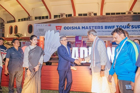 Odisha Masters 2024 (BWF Super 100 International Badminton Tournament  inaugurated