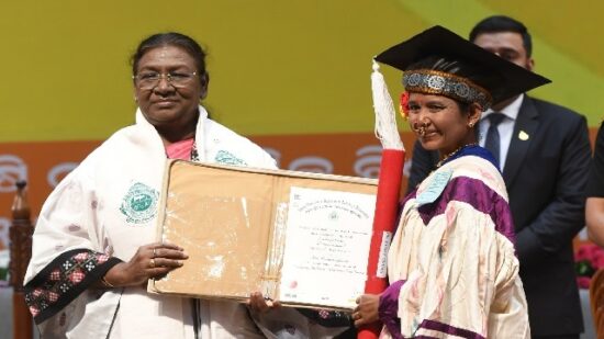 President Confers Honorary Doctorate On Odisha’s ‘Millet Queen’ Raimati Gheuria