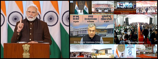 Prime Minister Shri Narendra Modi  laid the foundation stone of Rayagada Railway Division Building