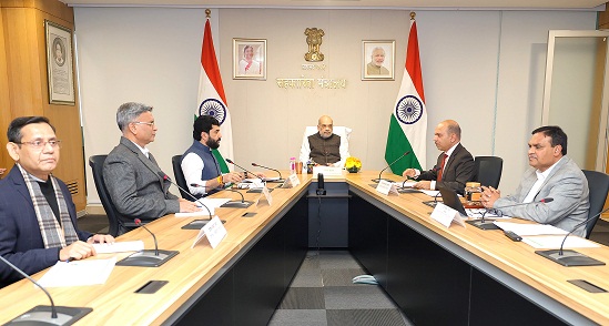 Union Home Minister and Minister of Cooperation Shri Amit Shah chairs a review meeting of the National Cooperative Organic Limited