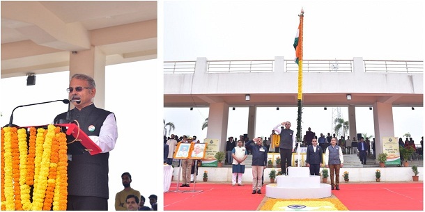 Indian Institute of Technology Bhubaneswar has joined the Nation in celebrating the 76th Republic Day