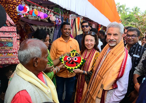 External Affairs Minister S. Jaishankar visited different tourist destinations in Puri and Bhubaneswar