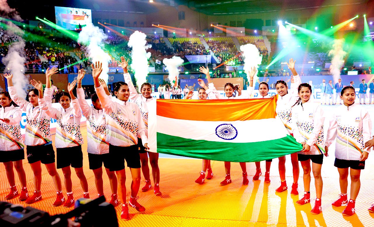 Indian Women’s Kho Kho team scripted history by clinching the inaugural Kho Kho World Cup 2025 title