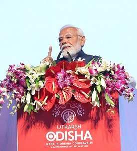 Prime Minister Shri Narendra Modi inaugurates the ‘Utkarsh Odisha’ – Make in Odisha Conclave 2025