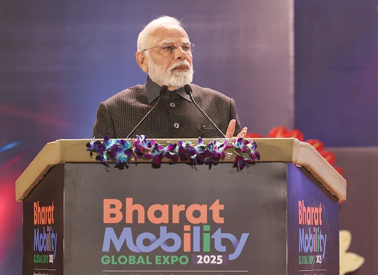 Prime Minister Shri Narendra Modi inaugurates Bharat Mobility Global Expo 2025