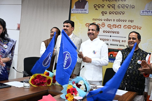 Odisha State Road Transport Corporation (OSRTC) launched 13 bus services in nine new routes