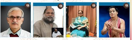Four eminent individuals from various sectors in Odisha have been chosen to receive the prestigious Padma Shri Award
