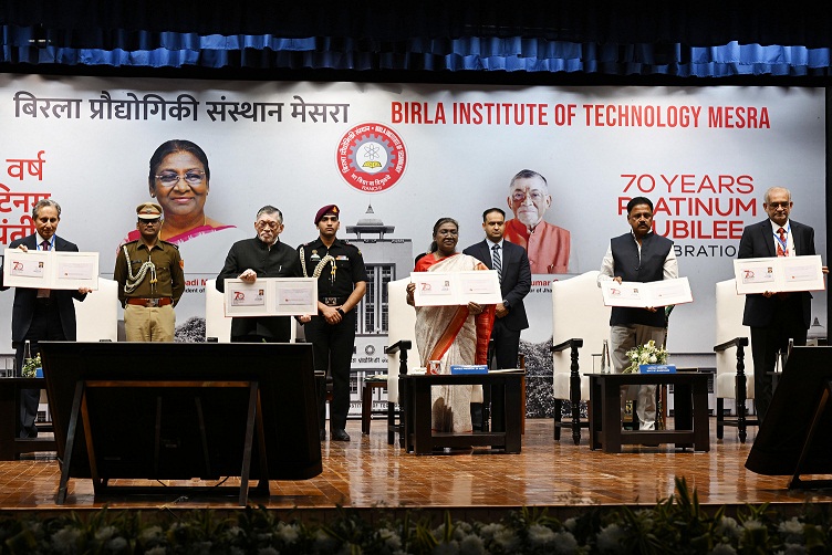 PRESIDENT OF INDIA GRACES PLATINUM JUBILEE CELEBRATIONS OF BIT MESRA