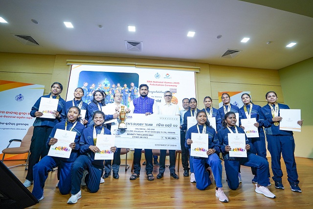 Odisha Felicitates its 38th National Games Medallists