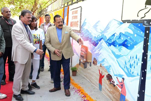 Dr. Jitendra Singh Inaugurates India’s First “Open-Air Art Wall Museum”