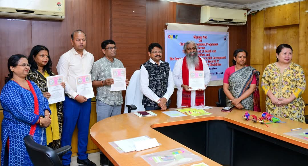 Odisha Government has signed a MOU  with Cure International India Trust to implement a state-wide Clubfoot Management