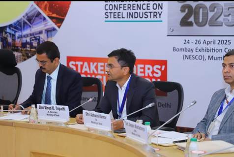 Secretary, Ministry of Steel, Sri Sandeep Poundrik chairs the Stakeholders’ Meeting to review the preparations of India Steel 2025 event