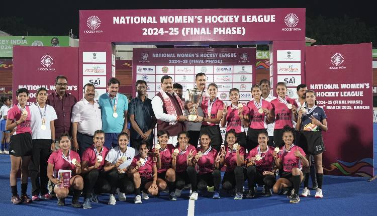 Hockey Haryana emerged as the champions of the Final Phase of the National Women’s Hockey League 2024-2025