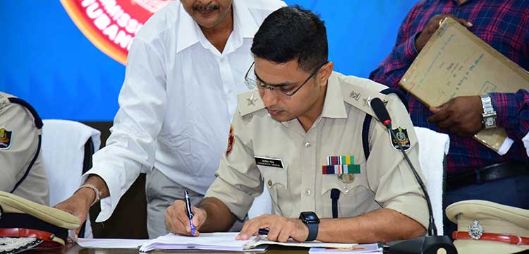 Jagmohan Meena has taken charge as the new Deputy Commissioner of Police in Bhubaneswar