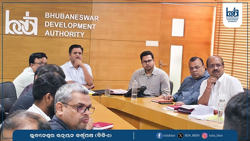 Bhubaneswar Development Authority Vice Chairman Reviews Progress Of Town Planning Scheme
